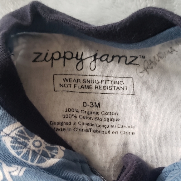 Zippy Jamz  0-3 months sleeper pajamas - Picture 4 of 4